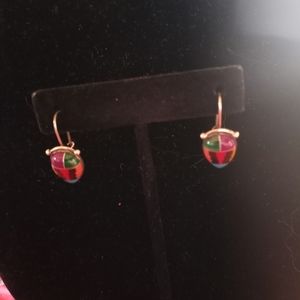 Earrings Sterling Silver multistone